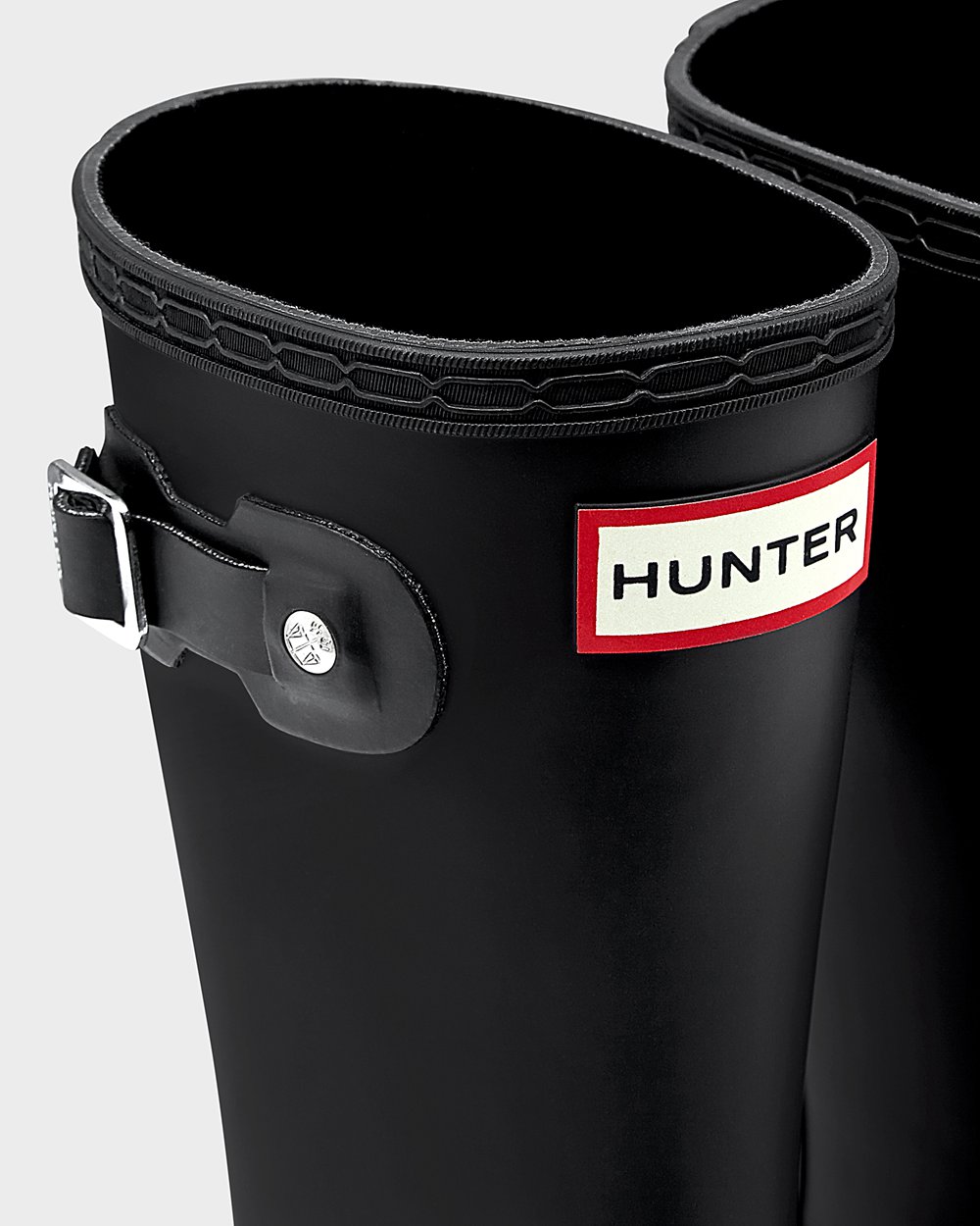 Kids Hunter Original Big | Rain Boots Black | NZ-34079-WCLV